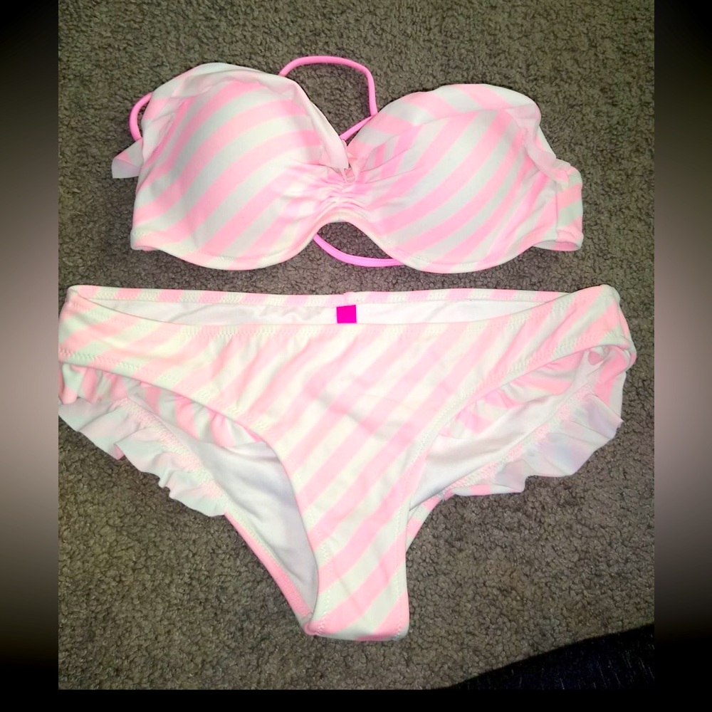 Push Up Bandeau & Hipkini VS swim Set